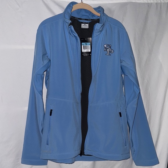 NIKE Sphere Hybrid Light Blue Water Resist Therma Fit F/Z Jacket NEW Mens M
